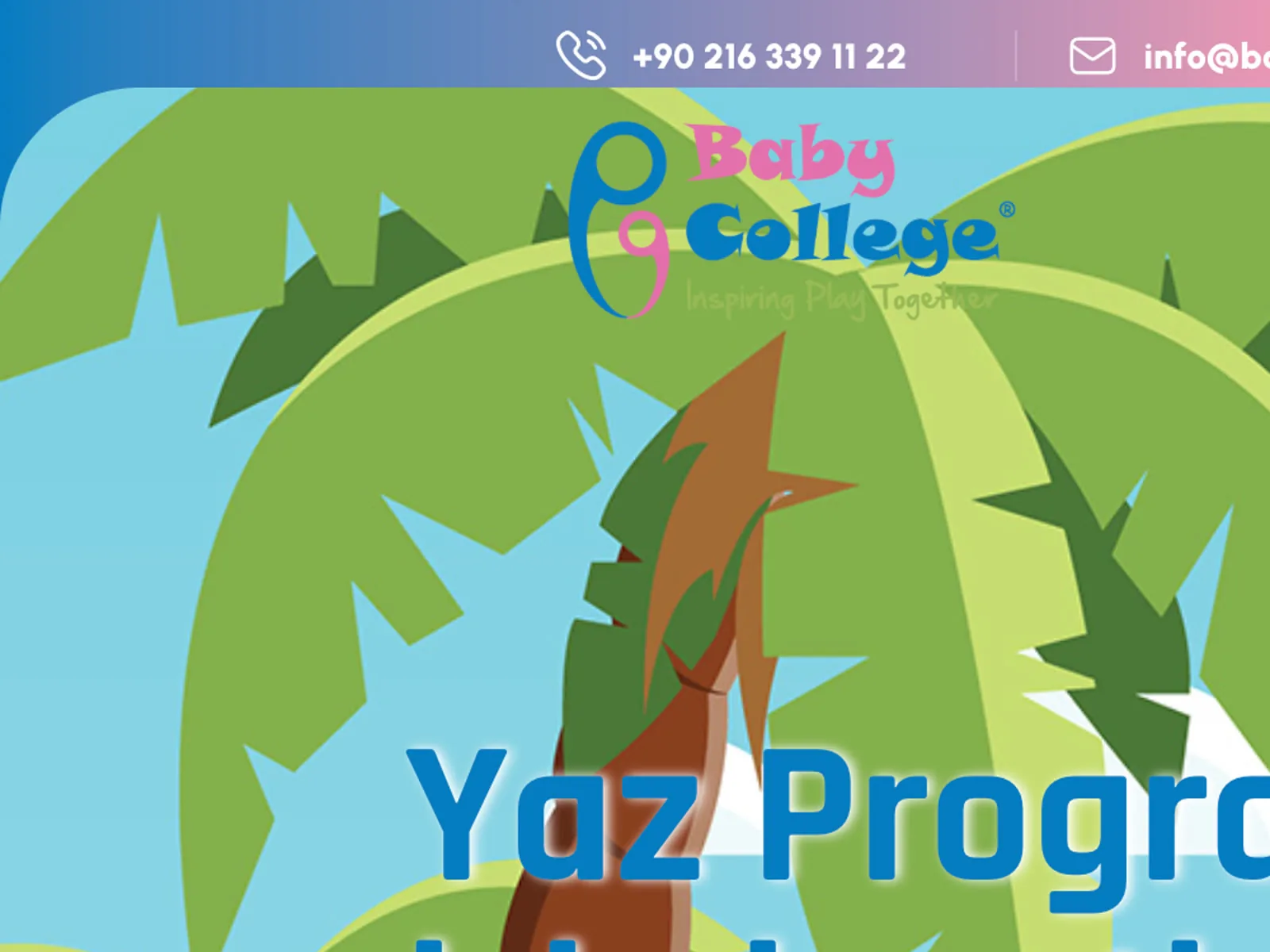 BabyCollege ana sayfa ve kampanya deneyimi